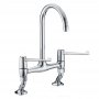Bristan Value Kitchen Sink Mixer Tap with 6 Inch Lever Handles - Chrome