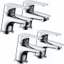 Bristan Vantage Basin Taps and Bath Taps - Chrome