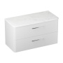 Britton Camberwell 1000mm Wall Hung Countertop Vanity Unit with Carrara Marble Effect Worktop