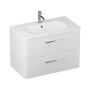 Britton Camberwell 800mm Wall Hung Vanity Unit with Cast Marble Basin