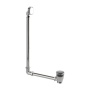 Britton Exposed Overflow Press Top Bath Waste Chrome