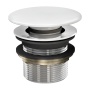Britton Unslotted Press Top Bath Waste with ClearStone Cover Chrome