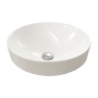 Britton Thin Gloss White Semi-Inset Countertop Basin 400mm