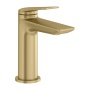 Britton Greenwich Brushed Brass Mono Basin Mixer Tap