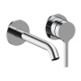 Britton Hoxton 2.0 Chrome Wall Mounted 2-Hole Basin Mixer Tap