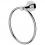 Britton Hoxton Wall Mounted Towel Ring - Chrome