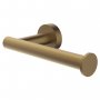 Britton Hoxton Single Wall Mounted Toilet Roll Holder - Brushed Brass