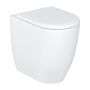 Britton Milan Rimless Back to Wall Toilet (inc Soft Close Seat)