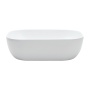 Britton Real Gloss White Countertop Basin 490mm x 400mm