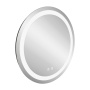 Britton Shoreditch Frameless Round LED Bathroom Mirror with Demister 600mm Diameter