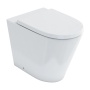 Britton Sphere Rimless Back to Wall Toilet (inc Soft Close Seat)