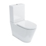 Britton Sphere Rimless Close Coupled Toilet (inc Soft Close Seat)