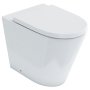 Britton Sphere Rimless Back to Wall Toilet 520mm Projection - Soft Close Seat