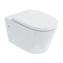 Britton Sphere Rimless Wall Hung Toilet (inc Soft Close Seat)