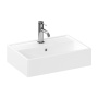 Britton Turin Gloss White 500mm 1TH Wall Hung Basin