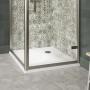 Britton Zamori 35mm Reinforced Acrylic Square Shower Tray