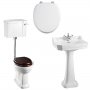 Burlington Bathroom Suite Standard Low Level Toilet Lever Cistern