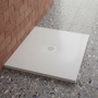 Burlington Bowood White 25mm Ultra-Slim Square Shower Tray