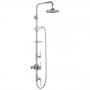 Burlington Stour Triple Exposed Mixer Shower with Shower Kit + 6inch Fixed Head