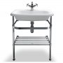 Burlington Traditional Natural Stone Basin and Wash Stand 650mm Wide 0 Tap Hole