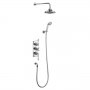 Burlington Trent Triple Concealed Mixer Shower with Shower Kit + 12inch Fixed Head