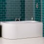 Carron Status Shower Bath Panel 450mm H x 1550mm W x 850mm D - White