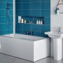 Carron Swing L-Shaped Bath Panel 540mm H x 1575mm H x 850mm W - Carronite