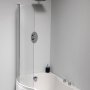 Carron Sigma/Arc Shower Bath Screen - Silver