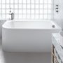 Cleargreen Viride Offset Rectangular Single Ended Bath 1700mm x 750mm - Right Handed
