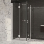 Coram Premier 8 Double Bi-Fold Door Shower Enclosure 1000mm x 1000mm - 8mm Glass