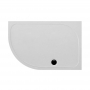 Coram Resin Offset Quadrant Shower Tray 1200mm x 900mm - Left Handed