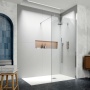Delphi Accents Chrome Wet Room Shower Screen