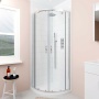 Delphi Alpha Chrome 5mm 2-Door Quadrant Shower Enclosure