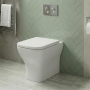 Delphi Alpine Rimless Back to Wall Toilet (inc Soft Close Seat)