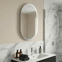 Delphi Altair Chrome Inset Framed LED Touch Sensor Bathroom Mirror 800mm x 500mm