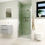 Delphi Apollo Chrome 8mm Hinged Shower Door (1900mm High)