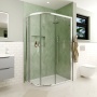 Delphi Apollo Chrome 8mm Offset Quadrant Shower Enclosure 1200mm x 800mm
