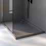 Delphi AquaStone Grey Slate Effect 45mm Stone Resin Rectangular Shower Tray