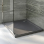Delphi AquaStone Grey Slate Effect 45mm Stone Resin Square Shower Tray