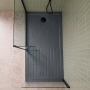Delphi Aragon Slate Grey Effect Stone Resin Walk-In Shower Tray