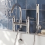 Delphi Axiom Dual Lever Chrome Bath Shower Mixer Tap Deck Mounted