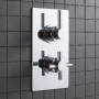 Delphi Axiom Lever Chrome 1-Outlet Dual Concealed Shower Valve