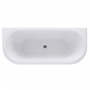 Delphi Balta Double Ended Back to Wall Bath 1800mm x 840mm - 0 Tap Hole