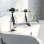 Delphi Belgravia Chrome Basin Taps Pair