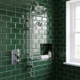 Delphi Belgravia Chrome Dual Concealed Shower Set with Rigid Riser Kit
