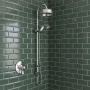 Delphi Belgravia Chrome Dual Concentric Concealed Shower Set with Rigid Riser Kit