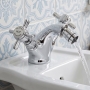 Delphi Belgravia Chrome Luxury Mono Bidet Mixer Tap with Pop-Up Waste