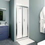 Delphi Calibre Chrome 4mm Bi-Fold Shower Door (1900mm High)