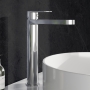 Delphi Cargo Chrome High Rise Tall Mono Basin Mixer Tap