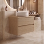 Delphi Cassidy 800mm 2-Drawer Wall Hung Countertop Vanity Unit